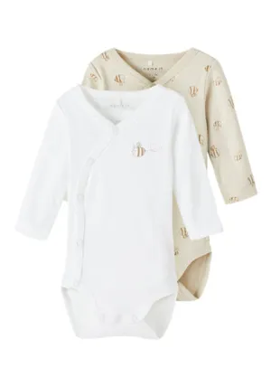 2 Pack Rainy Day Bee Bodysuit