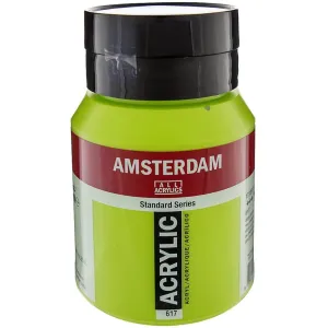 Amsterdam Standard Acrylics Liter Jars Yellowish Green