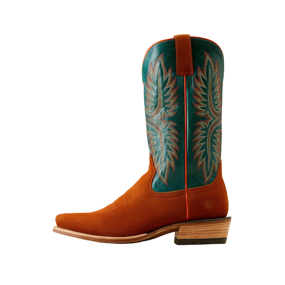 Ariat Men's Futurity Rider Cowboy Penny Roughout Aancient Turquoise  Boots