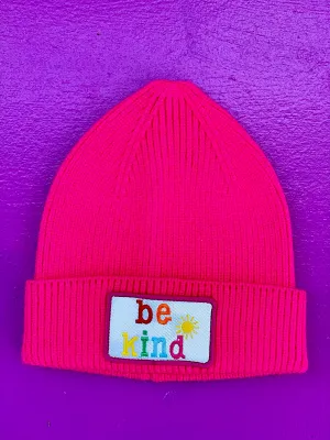 Be Kind Pink Beanie