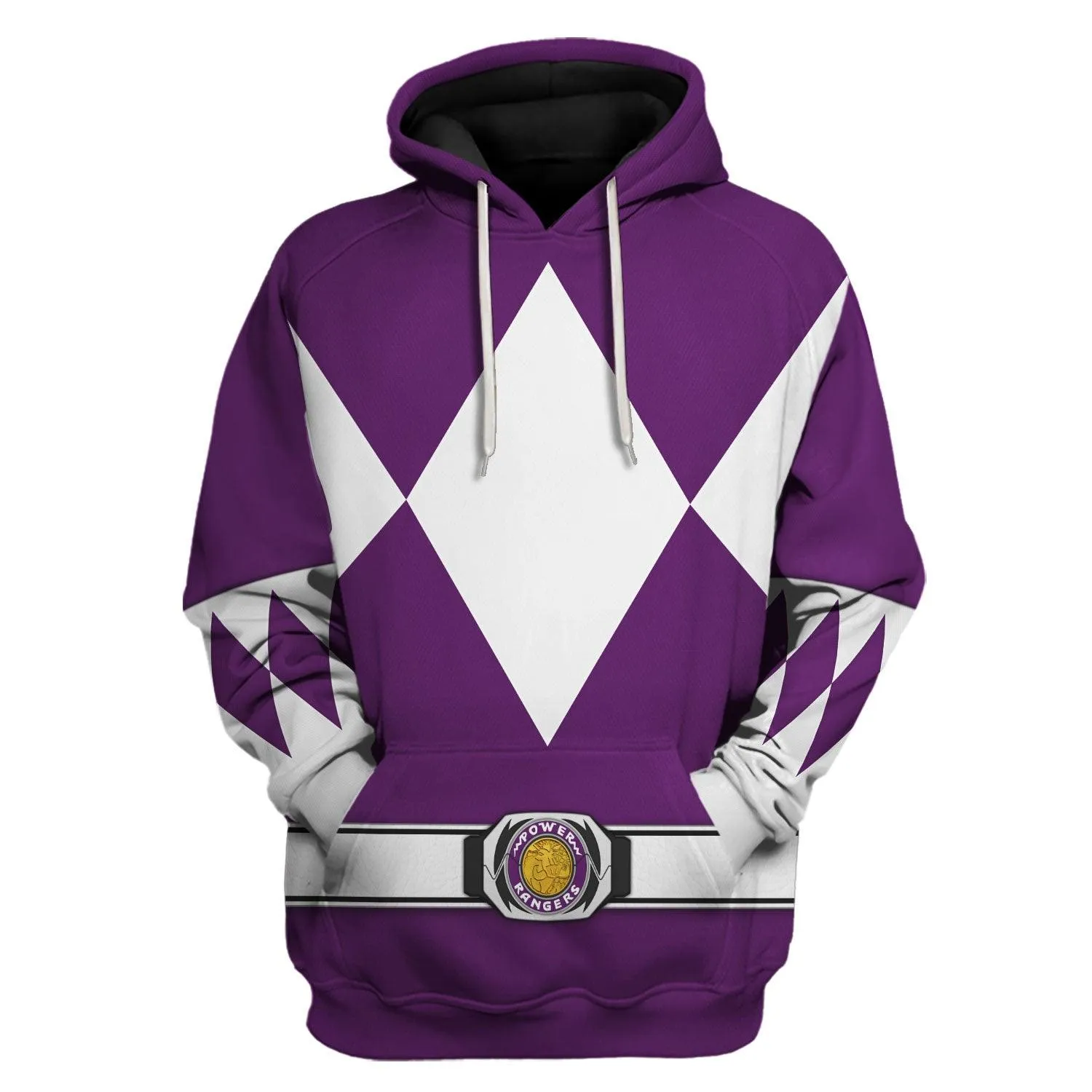 Bulk and Skull Purple Ranger Hoodies Sweatshirt T-shirt Hawaiian Sweatpants