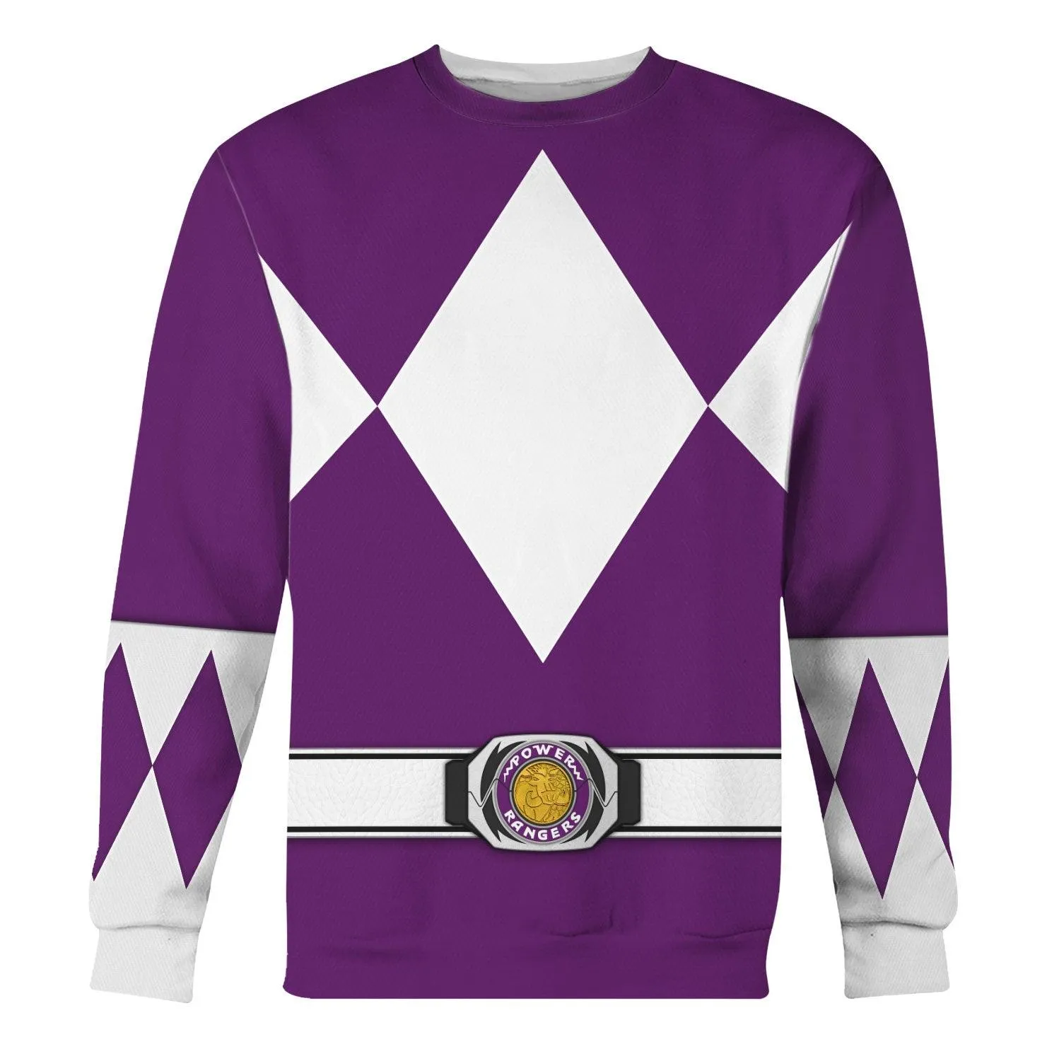 Bulk and Skull Purple Ranger Hoodies Sweatshirt T-shirt Hawaiian Sweatpants