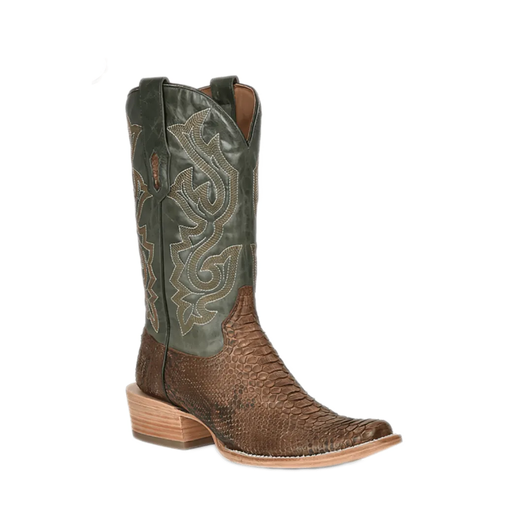 Corral Boots Women's Python Green Embroidered Boot