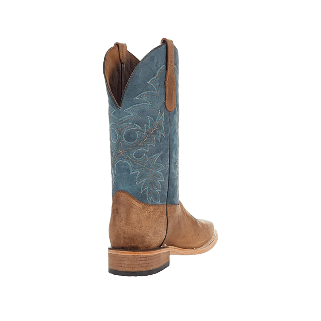 Corral Boots Women's Tan Blue Embroidered Boot