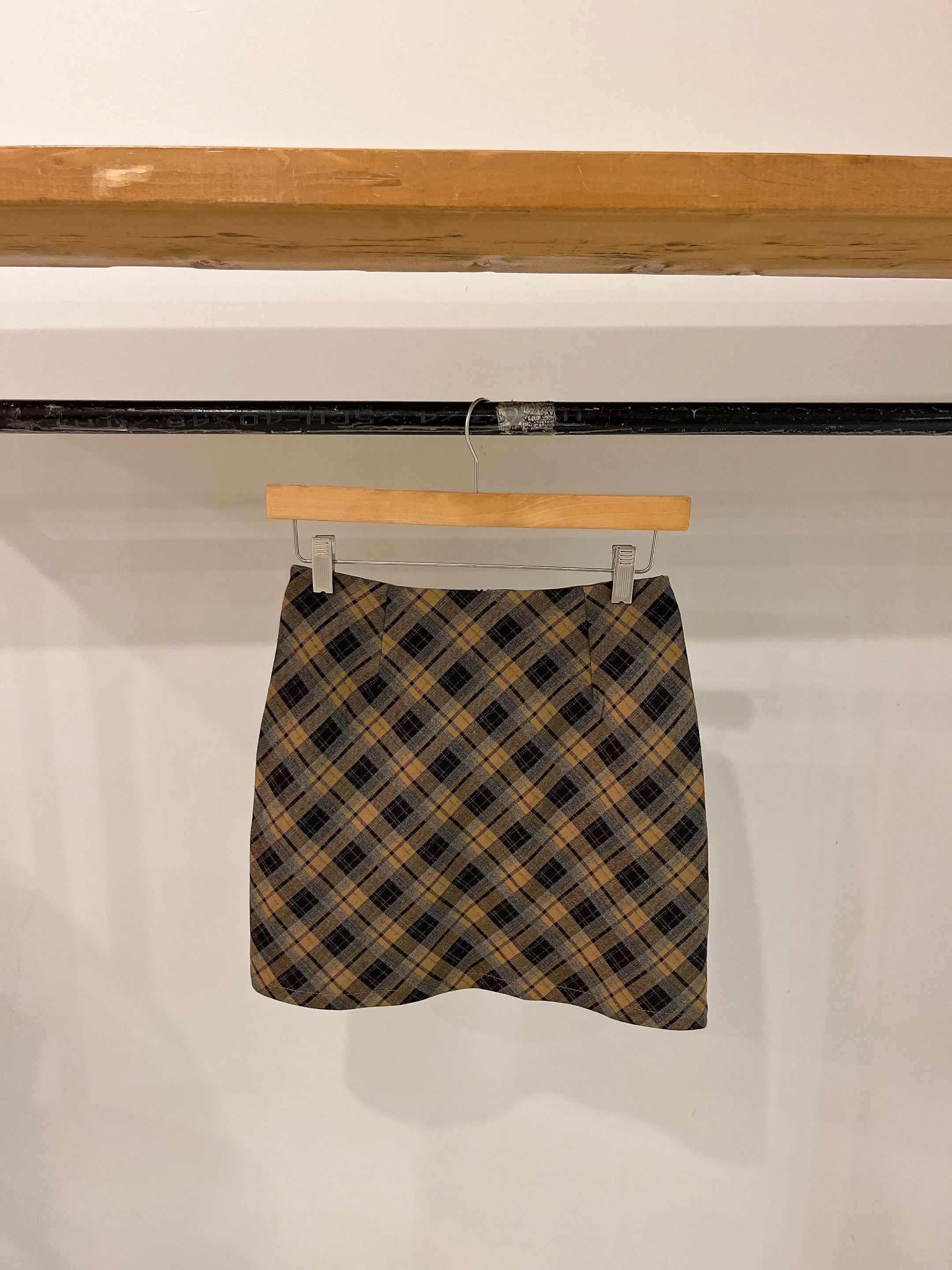 DAST Plaid mini skirt