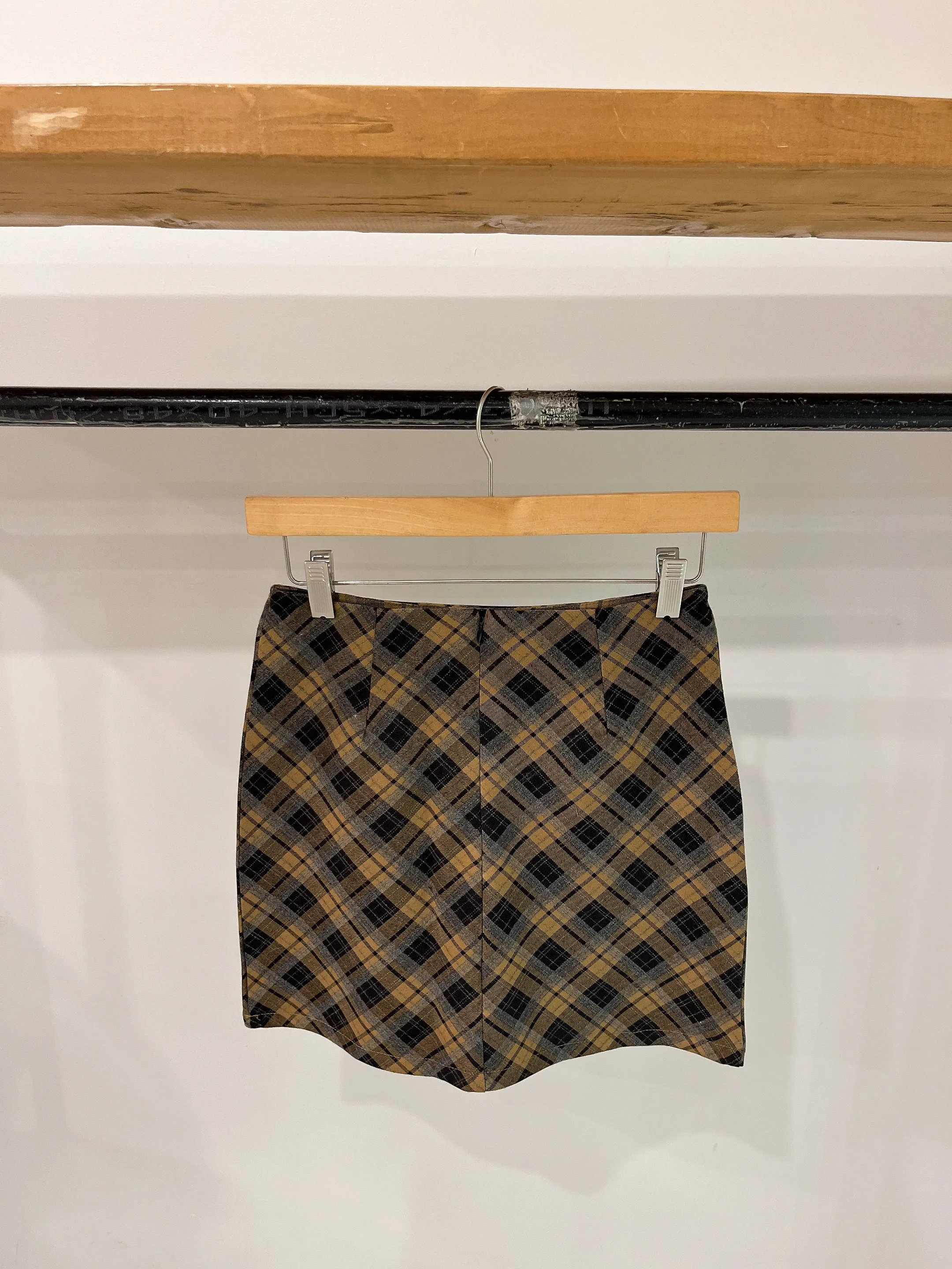 DAST Plaid mini skirt