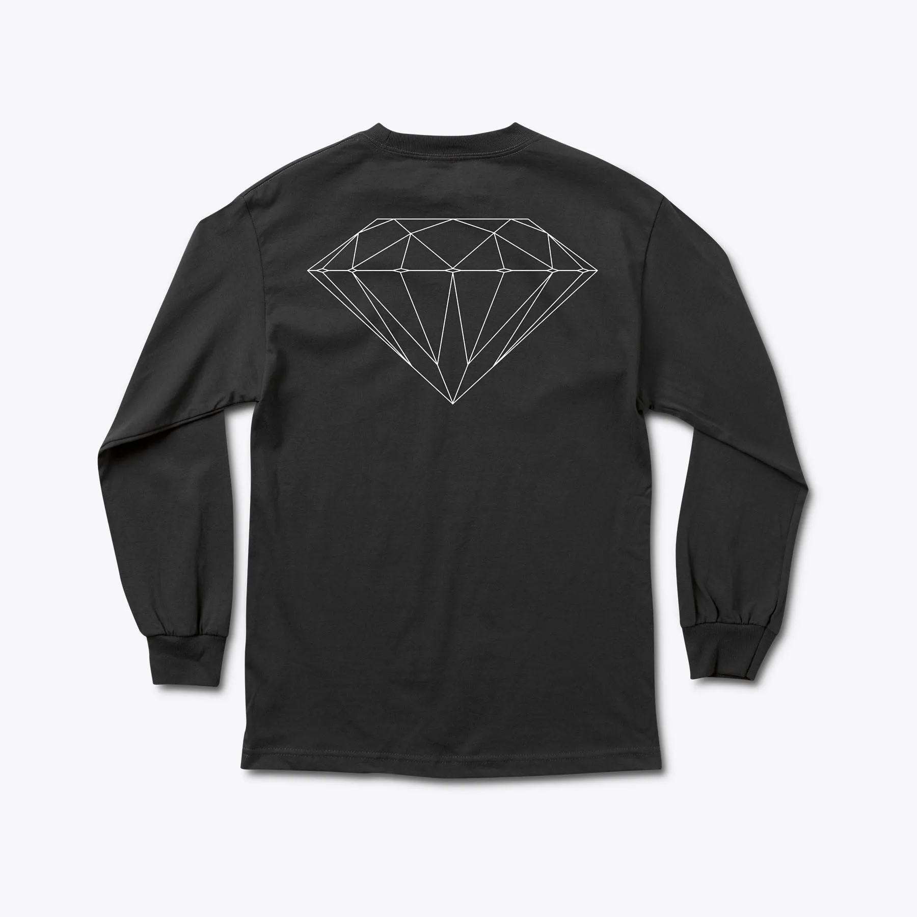 Diamond OG Script L/S T-Shirt - Black