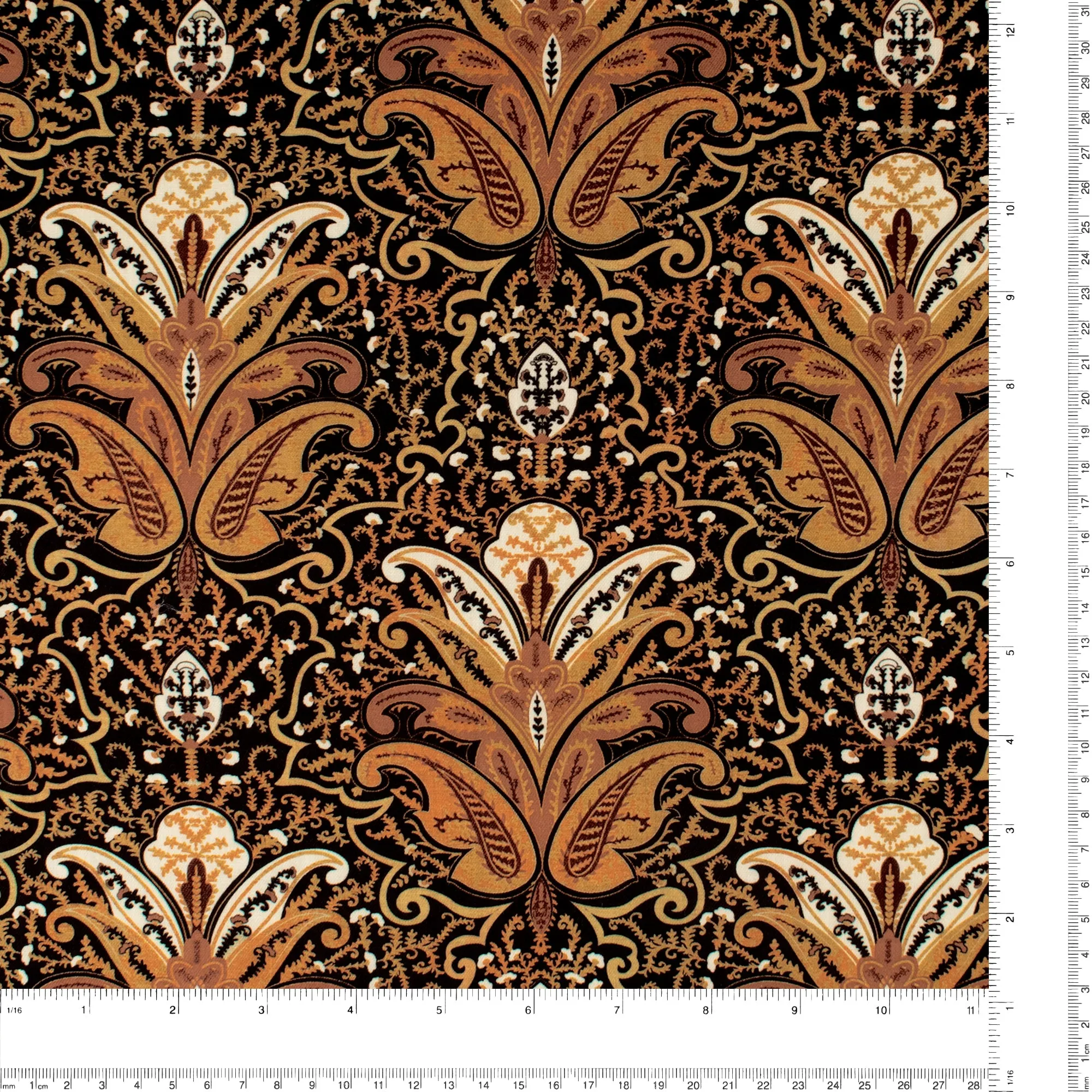 Digital Printed Twill - PRIYA - 009 - Brown