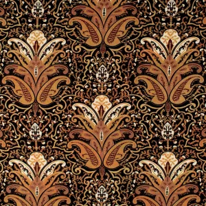 Digital Printed Twill - PRIYA - 009 - Brown