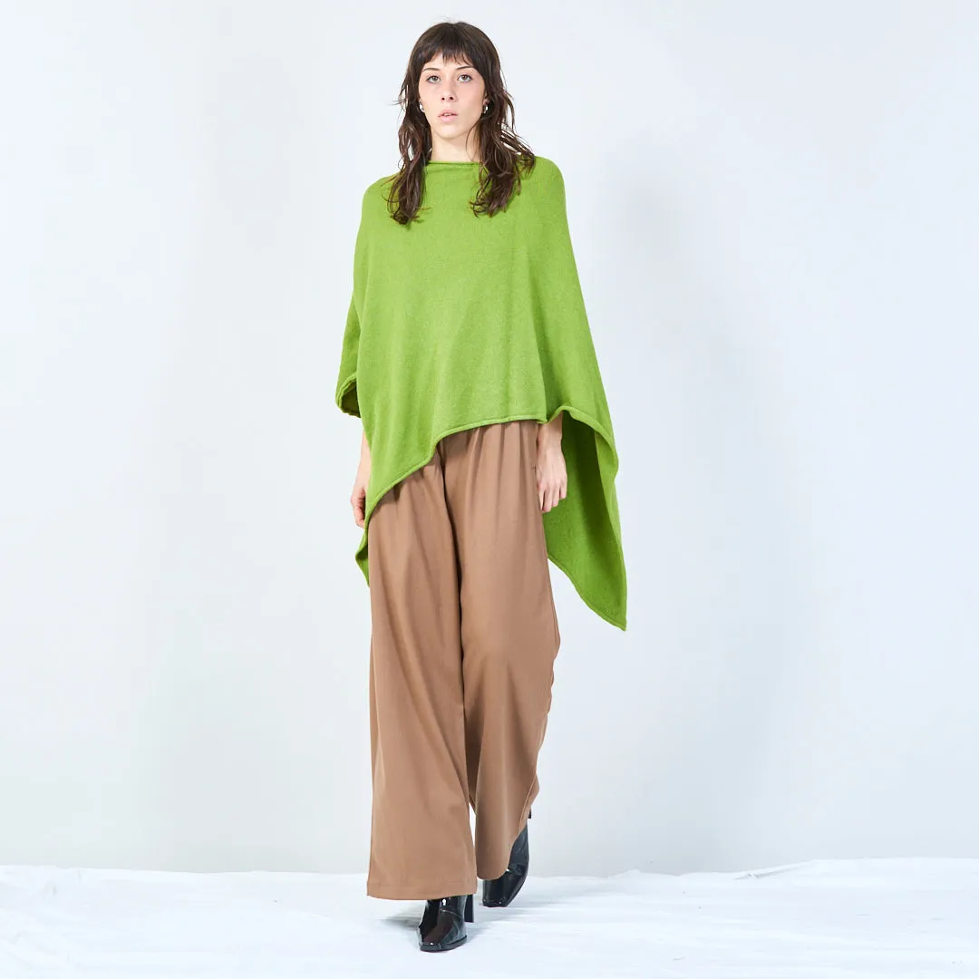 Elegant draped poncho wholesale