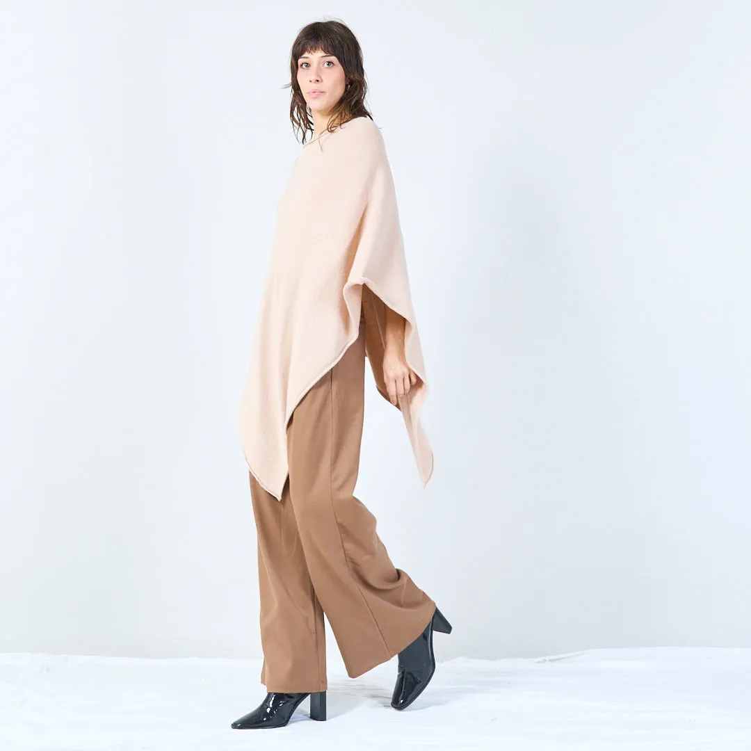 Elegant draped poncho wholesale