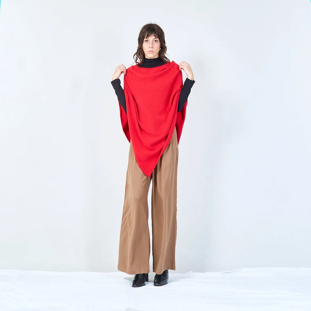 Elegant draped poncho wholesale