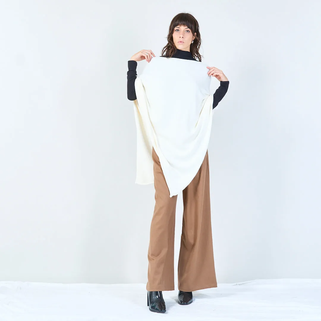 Elegant draped poncho wholesale