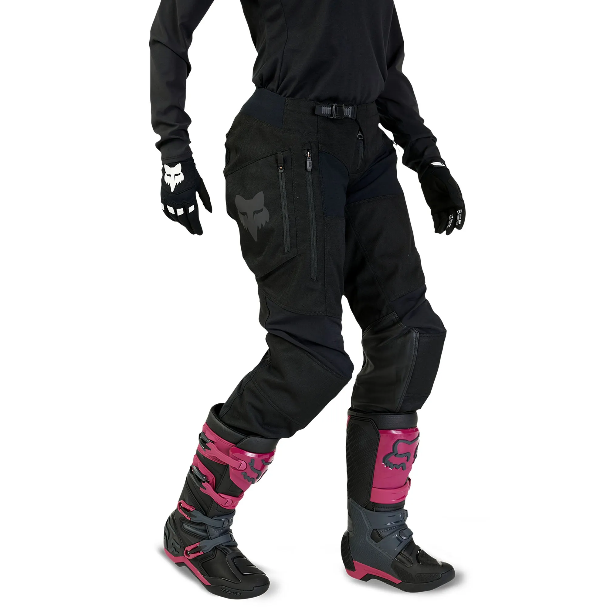 Fox Racing  Womens Ranger Off Road Pants TruMotion Heat Abrasion Resistant Black