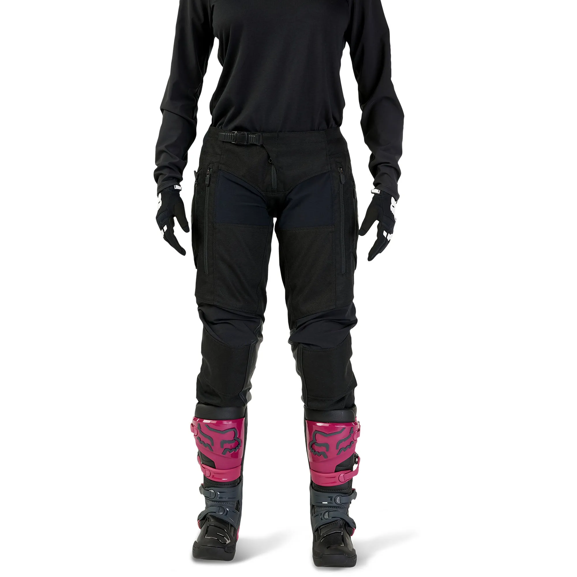 Fox Racing  Womens Ranger Off Road Pants TruMotion Heat Abrasion Resistant Black