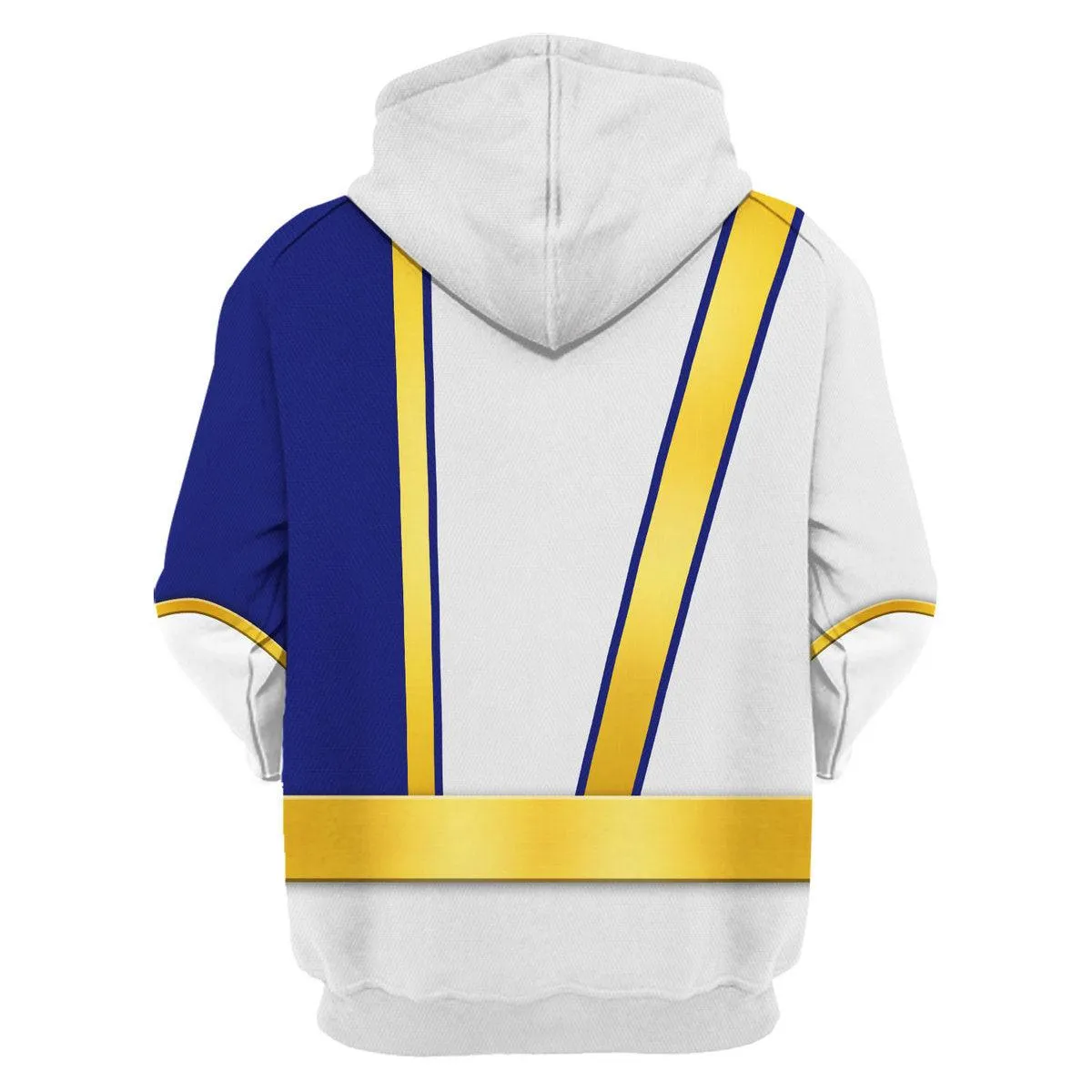 Gearhomie S.P.D White Ranger Hoodies Sweatshirt T-shirt Sweatpants Hawaiian Tracksuit