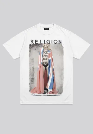 GOD SAVE THE KING T-SHIRT WHITE