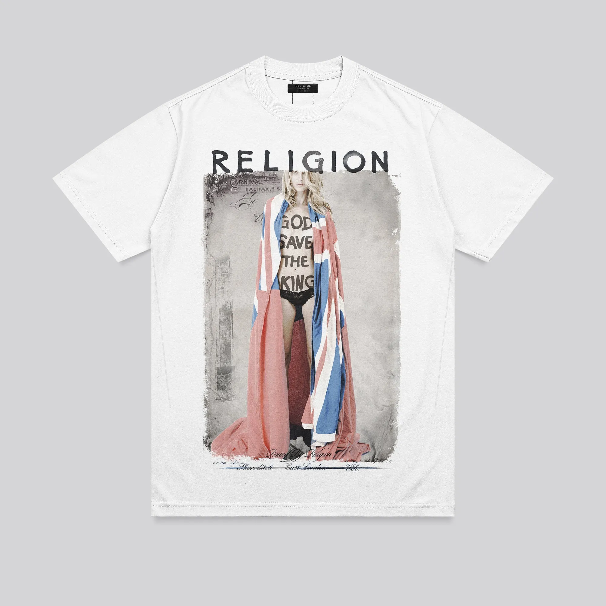 GOD SAVE THE KING T-SHIRT WHITE