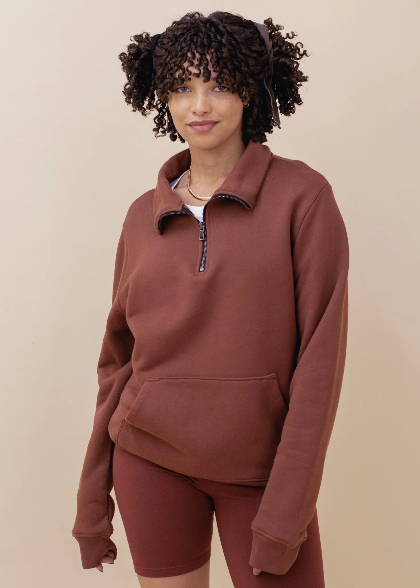 Half Zip Sweatshirt