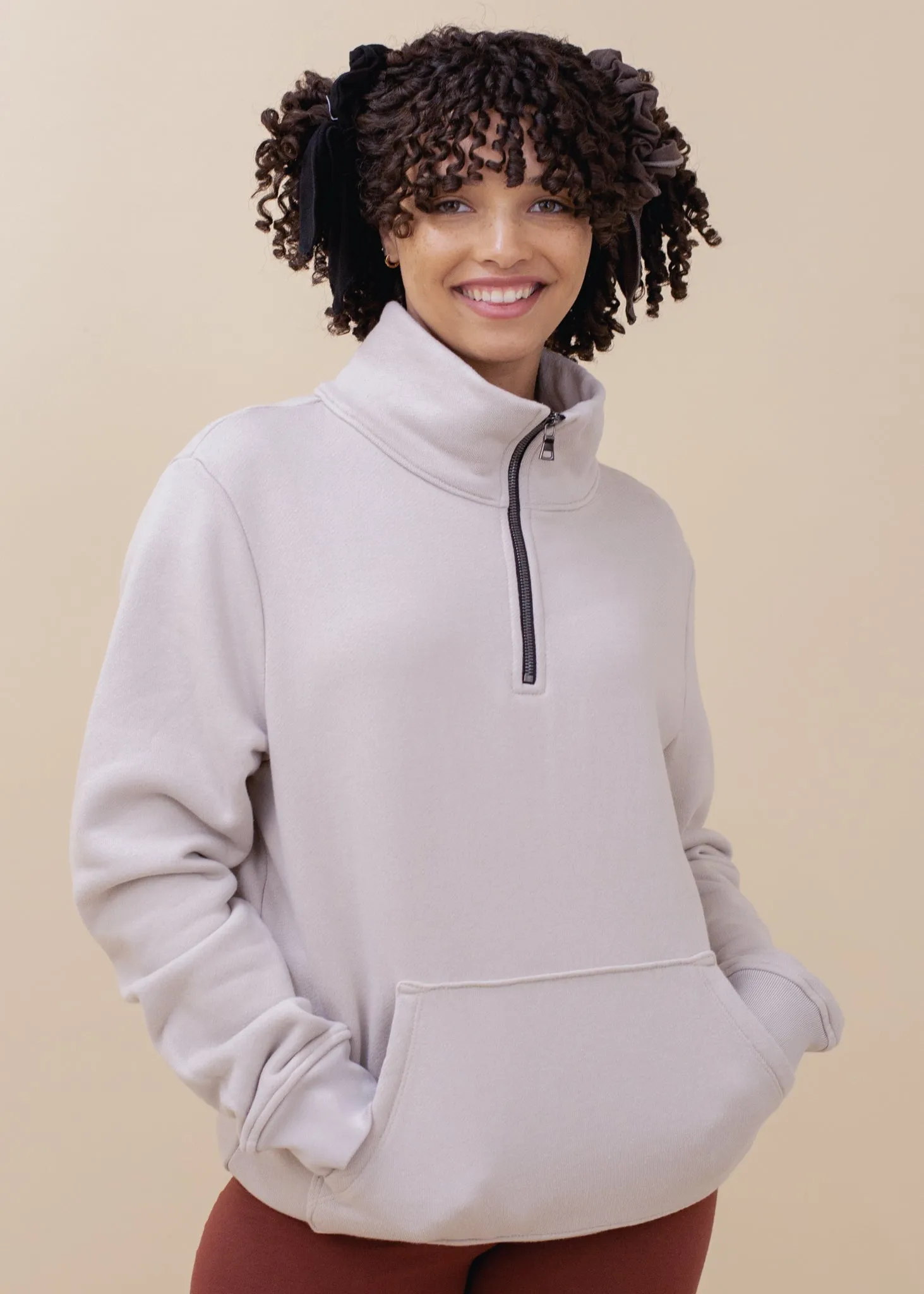 Half Zip Sweatshirt