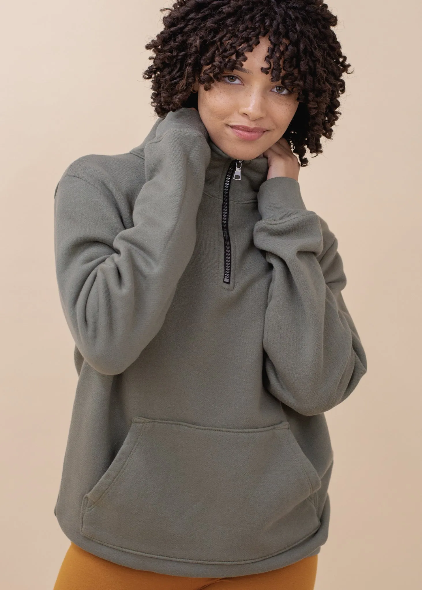 Half Zip Sweatshirt