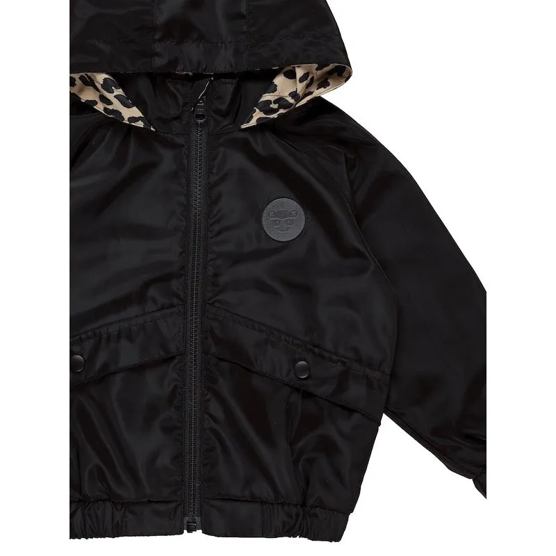 Huxbaby Leopard Reversible Rain Jacket