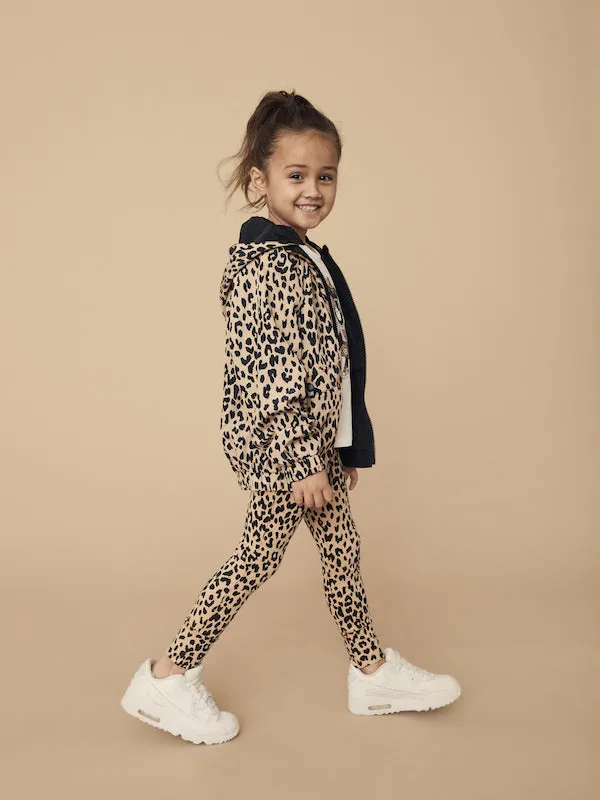 Huxbaby Leopard Reversible Rain Jacket