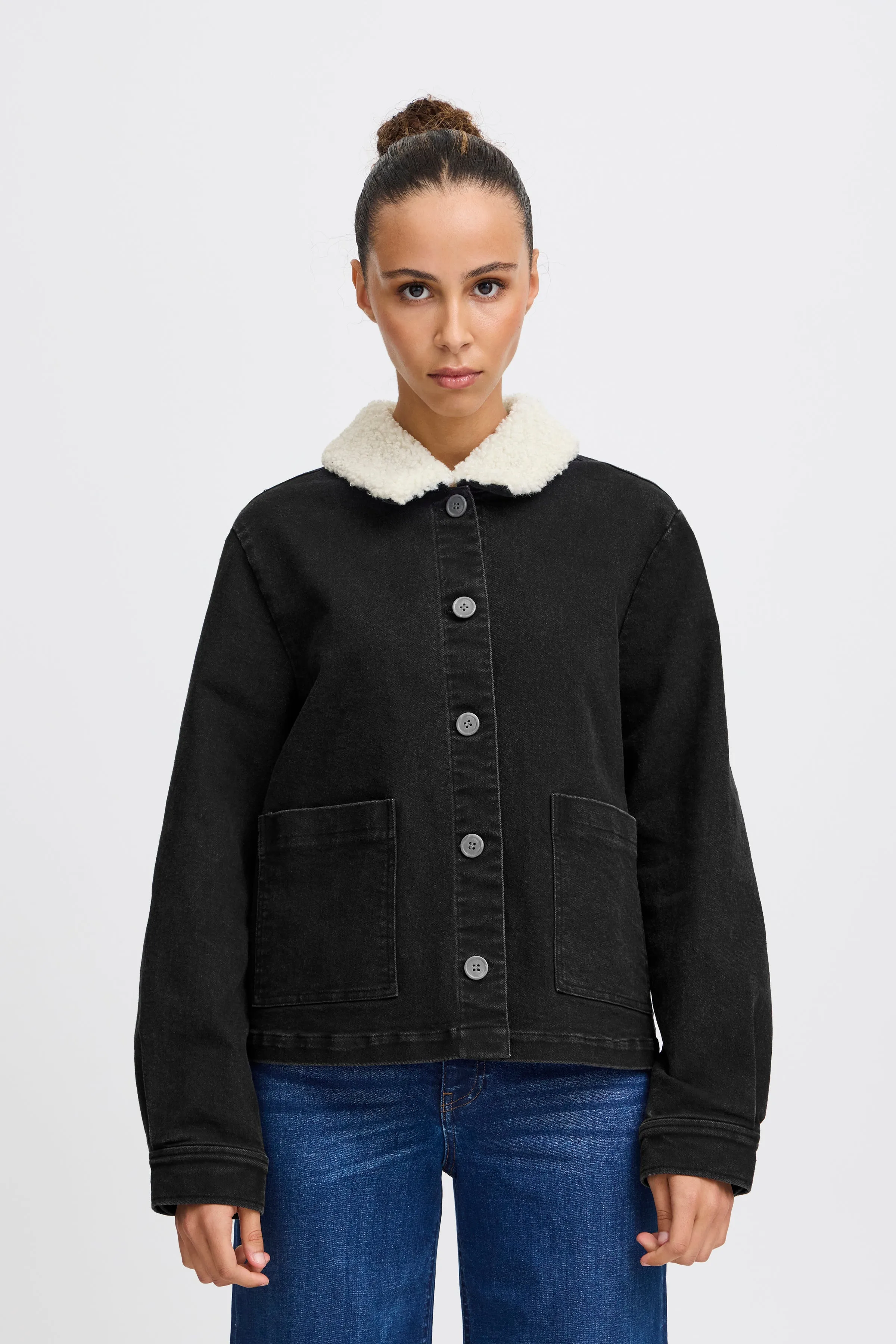 Jeananne Jacket in Washed Black