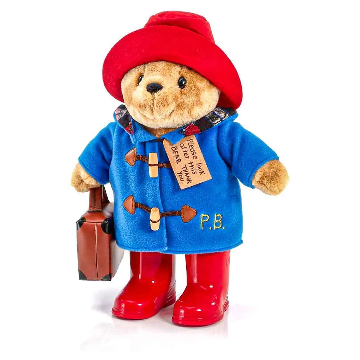 Large Classic Paddington Bear with Boots & Suitcase Soft Toy