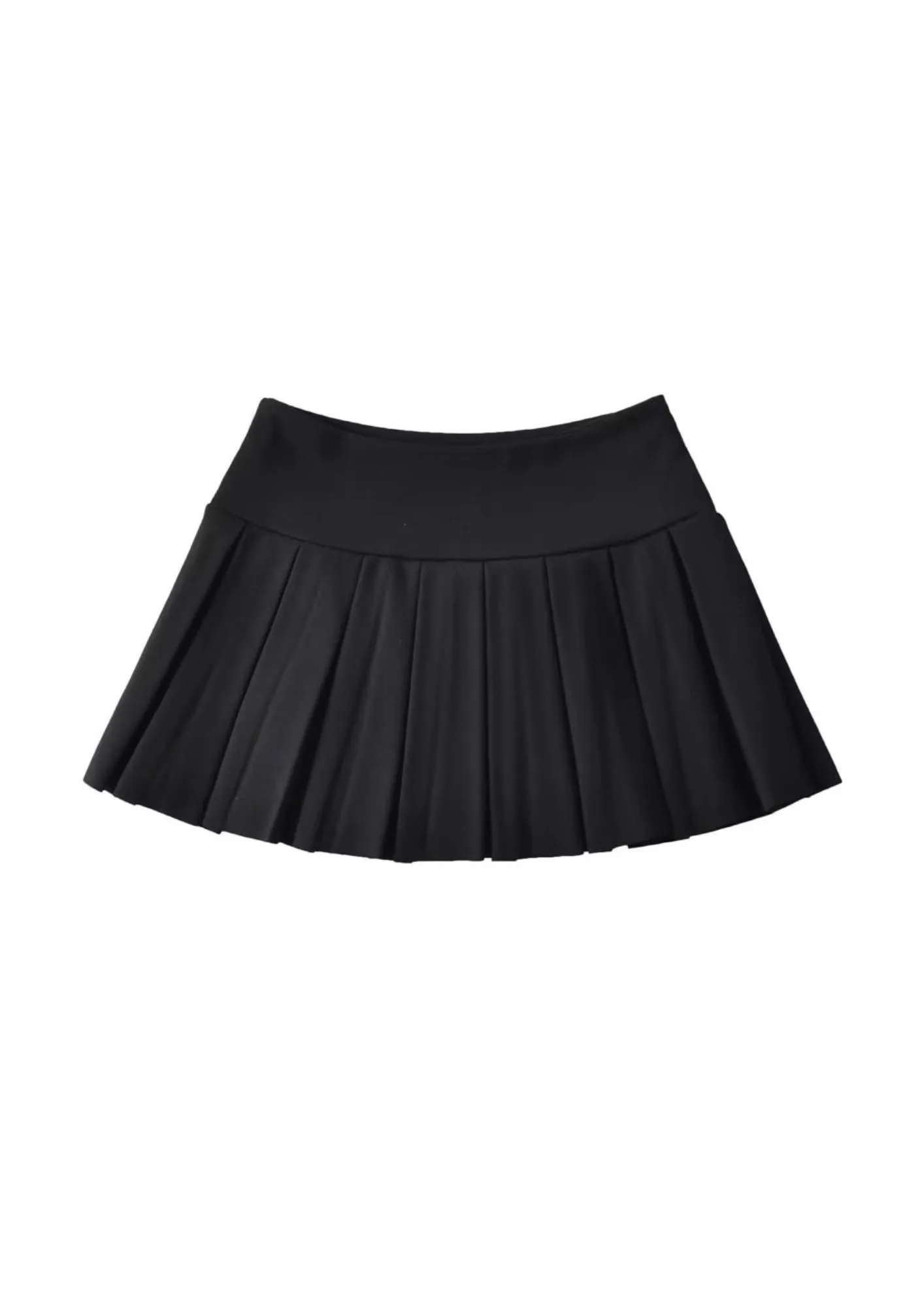 Lily Pleated Elastic Mini Skirt