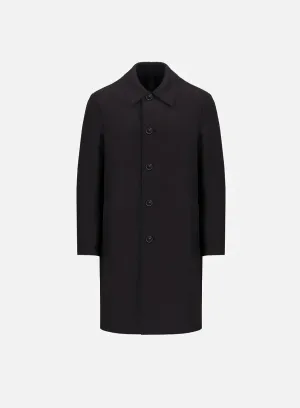 Mac coat pressed wool - Dark Blue