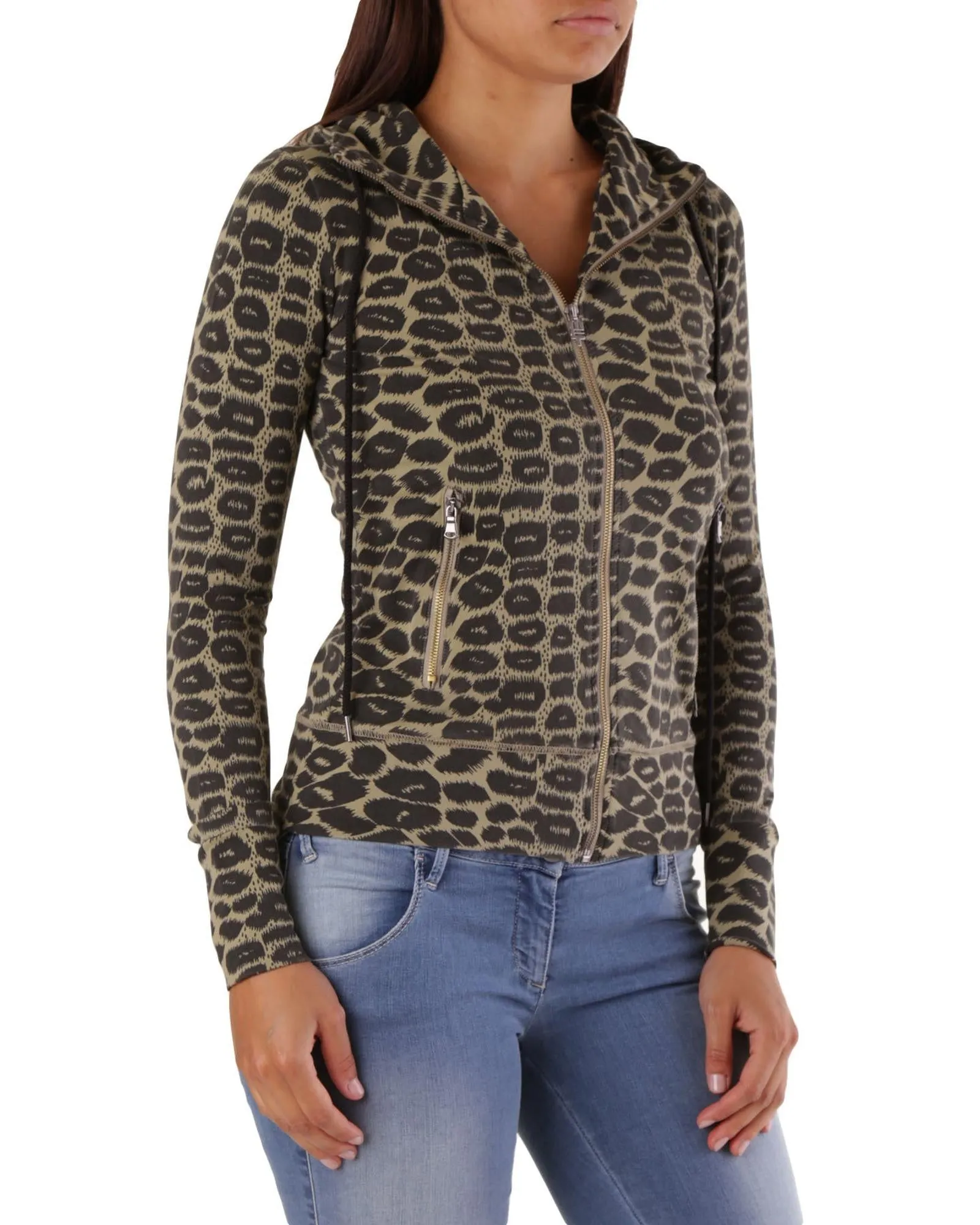 Met Women's Leopard Print Hoodie