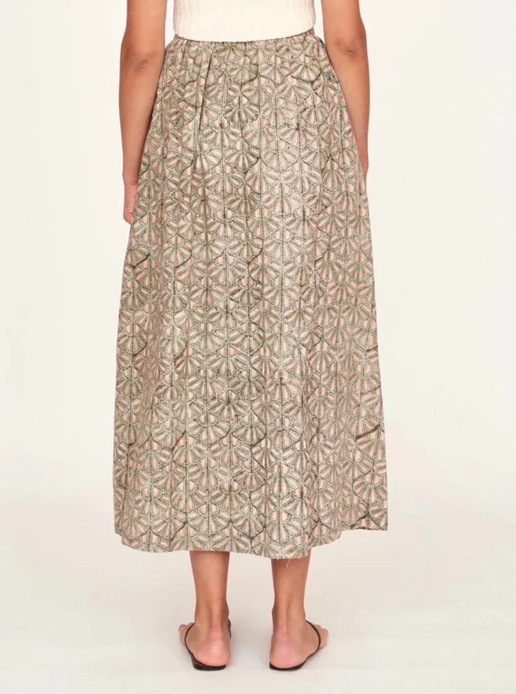 Mirth Marion Skirt Trellis In Petal