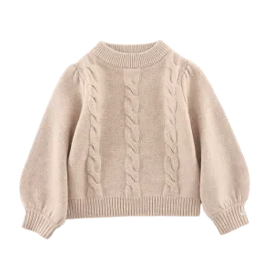 Niena Merino Wool Sweater | Lavender Brown