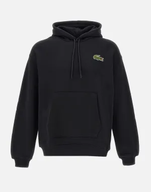 Organic Cotton Black Hoodie Sweatshirt