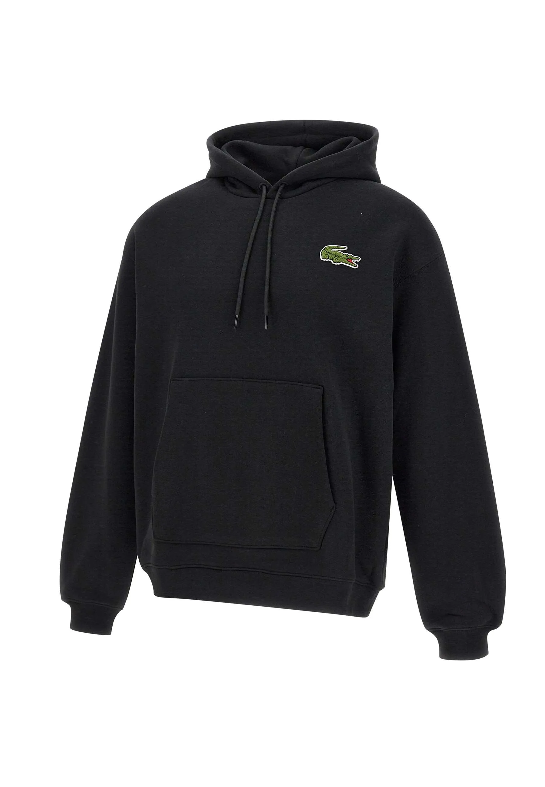 Organic Cotton Black Hoodie Sweatshirt