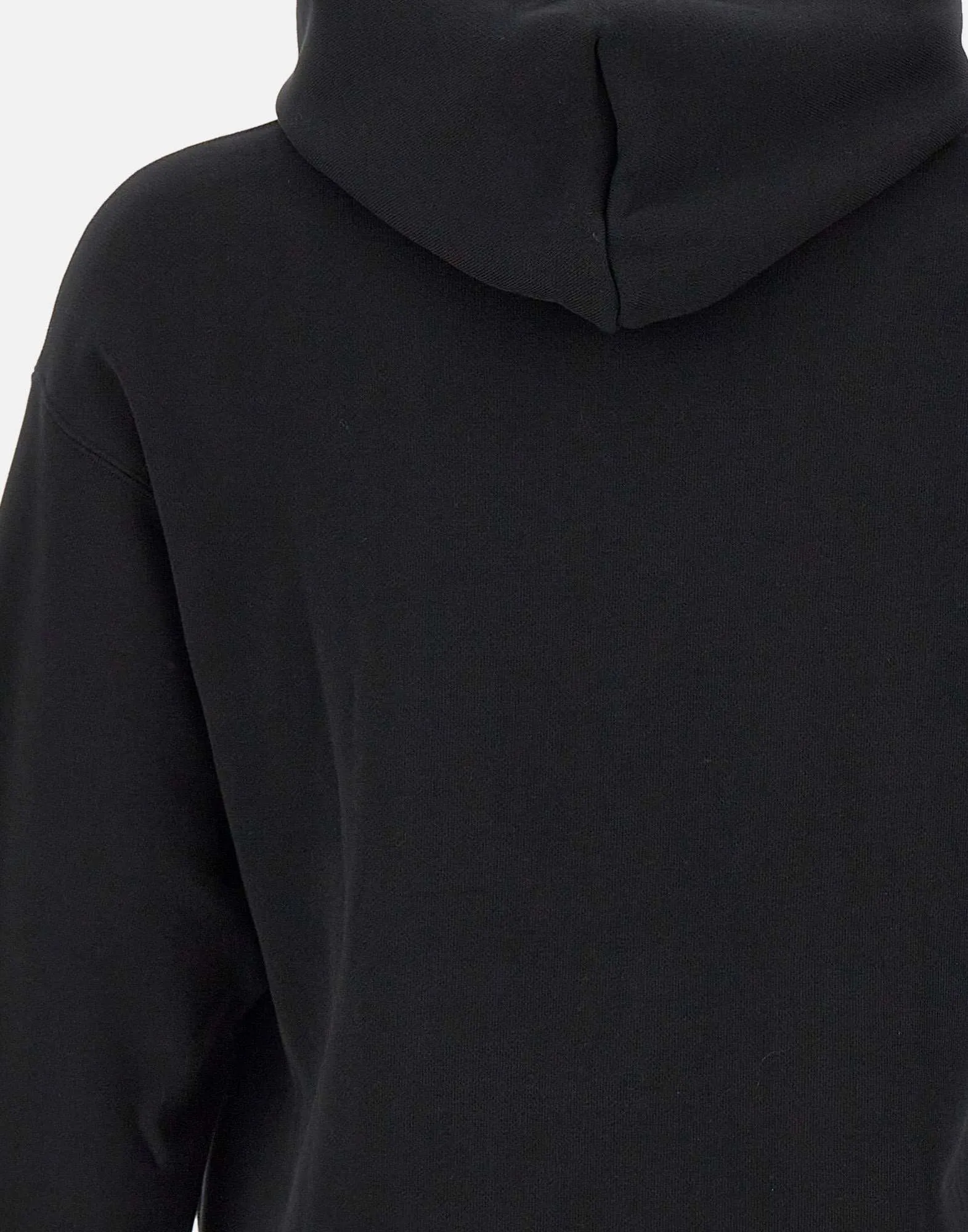 Organic Cotton Black Hoodie Sweatshirt