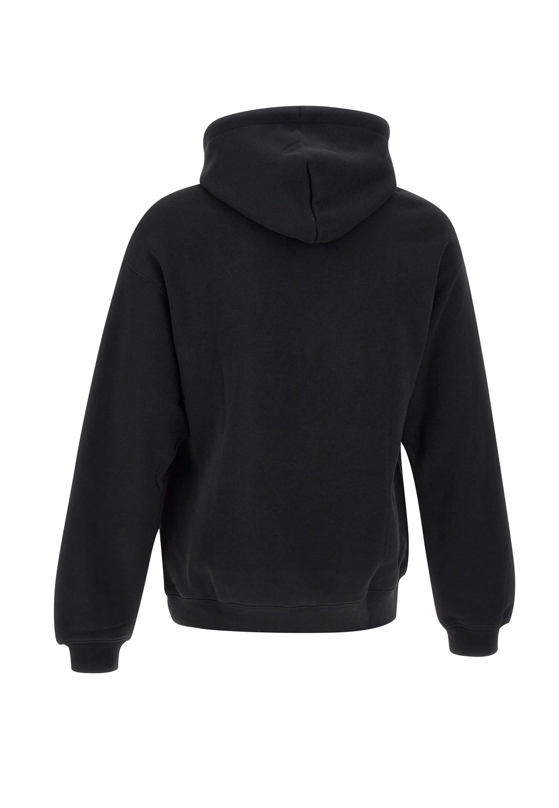 Organic Cotton Black Hoodie Sweatshirt