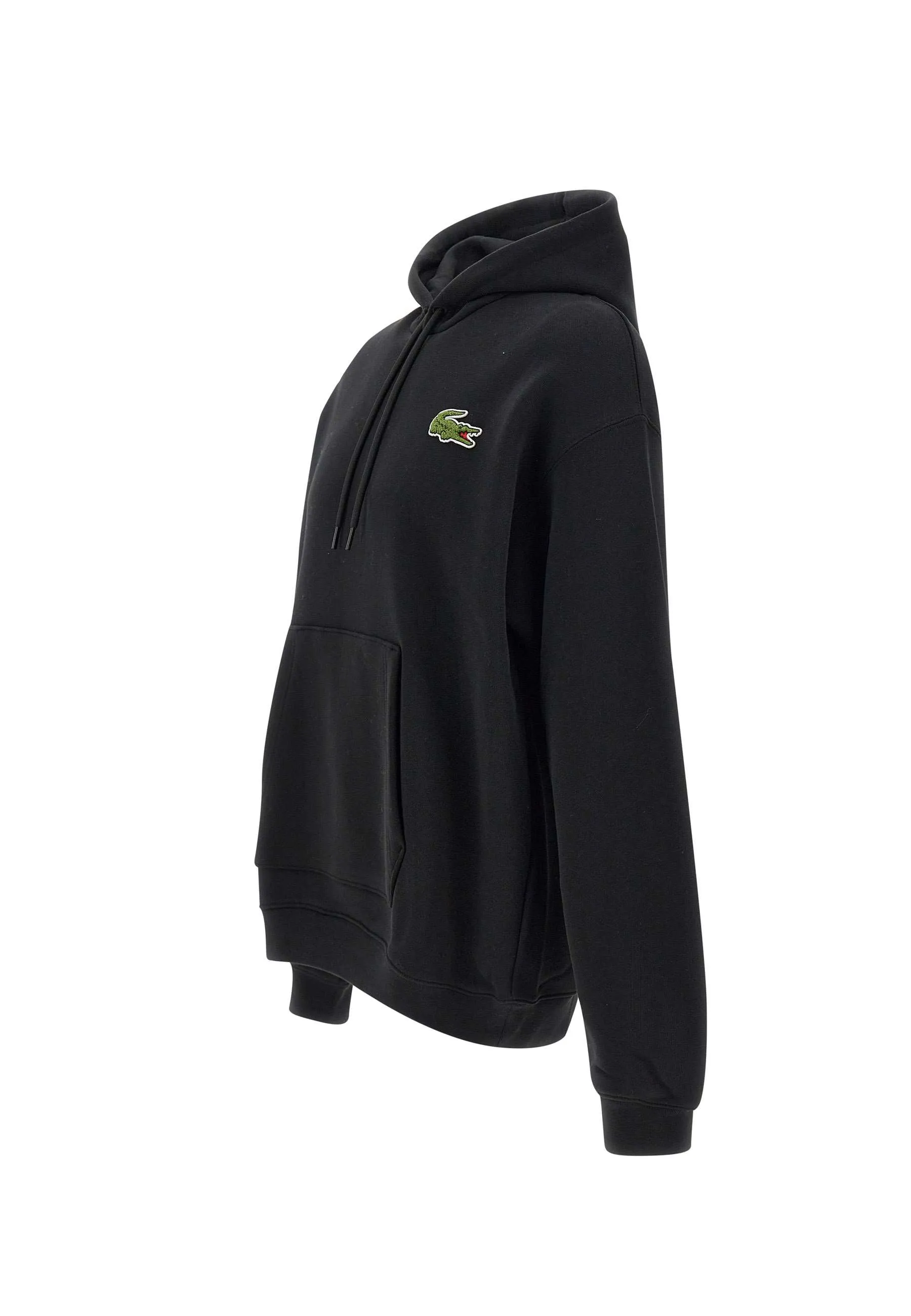 Organic Cotton Black Hoodie Sweatshirt