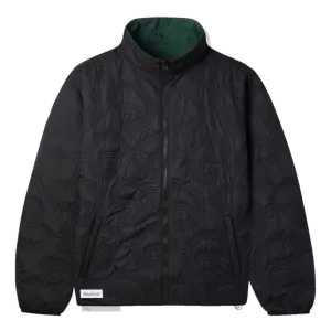 Paisley Reversible Puffer Jack Black