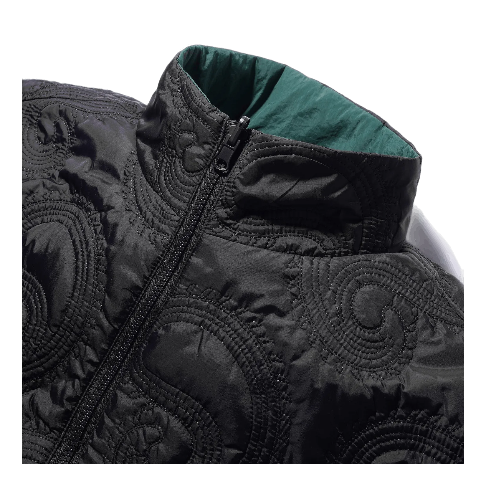 Paisley Reversible Puffer Jack Black