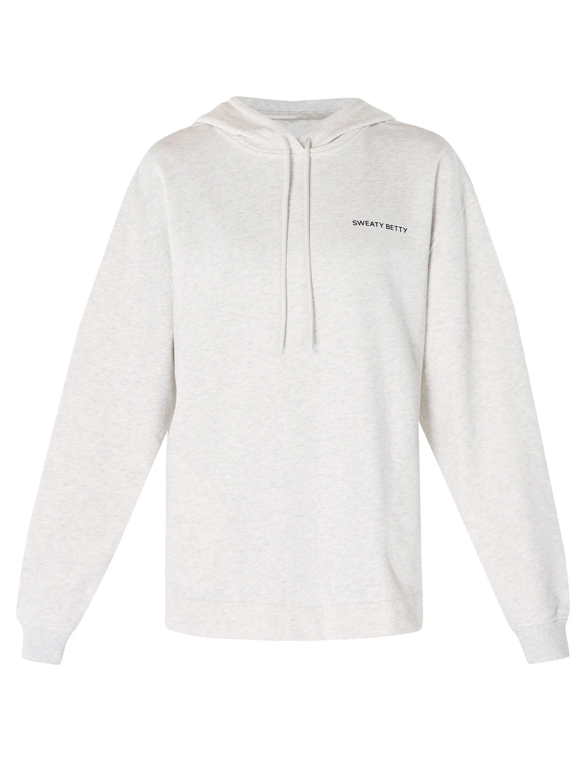 Revive Longline Hoody - Ice Grey Marl