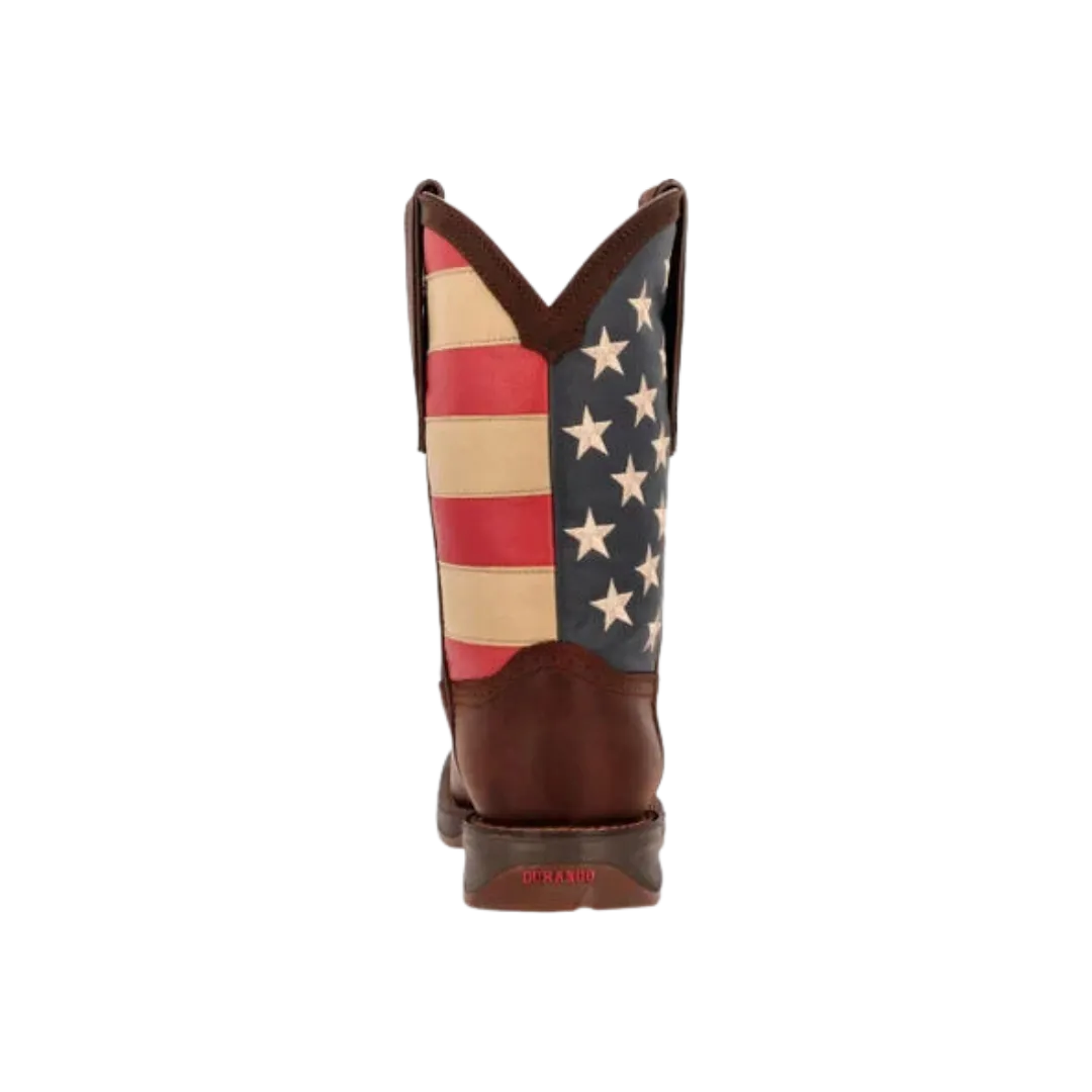 Rocky Rebel Durango Men's Patriotic Pull-On Flag Boot