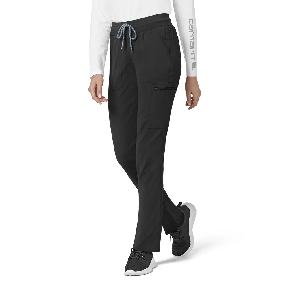 Rugged Flex Peak Women`s Slim Leg Scrub Pant (C52237)