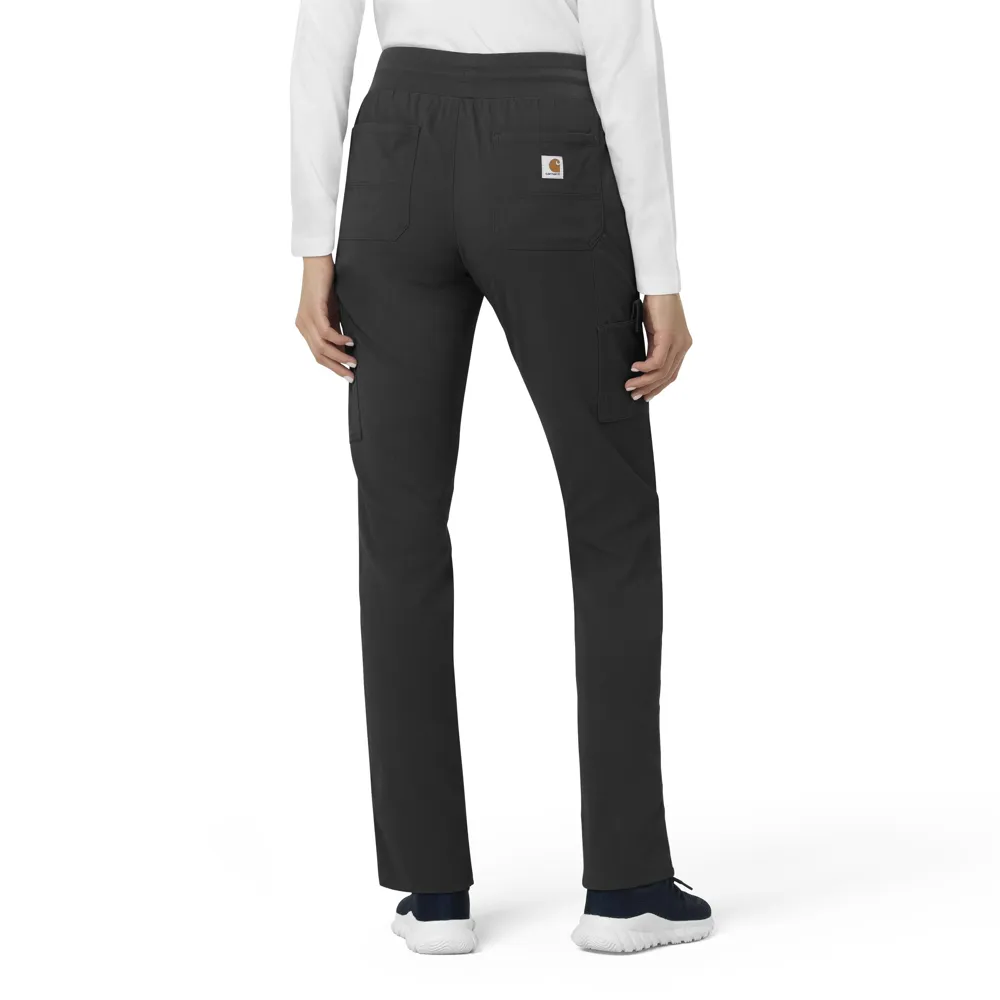 Rugged Flex Peak Women`s Slim Leg Scrub Pant (C52237)