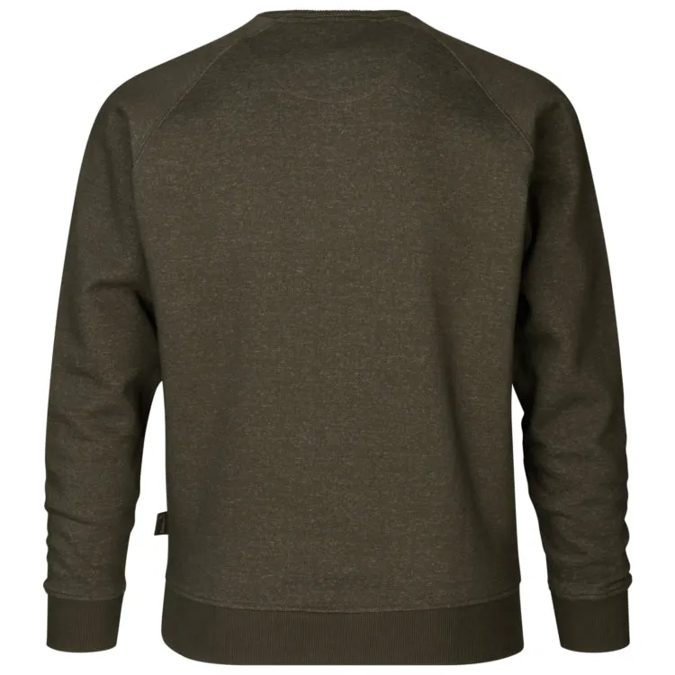 Seeland Key-Point Sweatshirt - Pine Green Melange