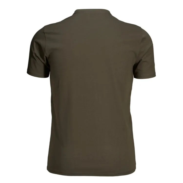 Seeland Outdoor T-Shirts - Raven/Pine Green - 2 Pack