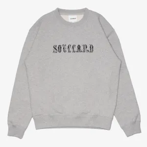 Soulland Circus Logo Sweatshirt Grey Melange