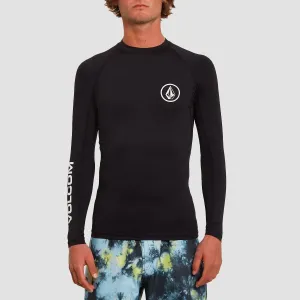 Volcom Lido Solid 2 Longsleeve Rashguard Black