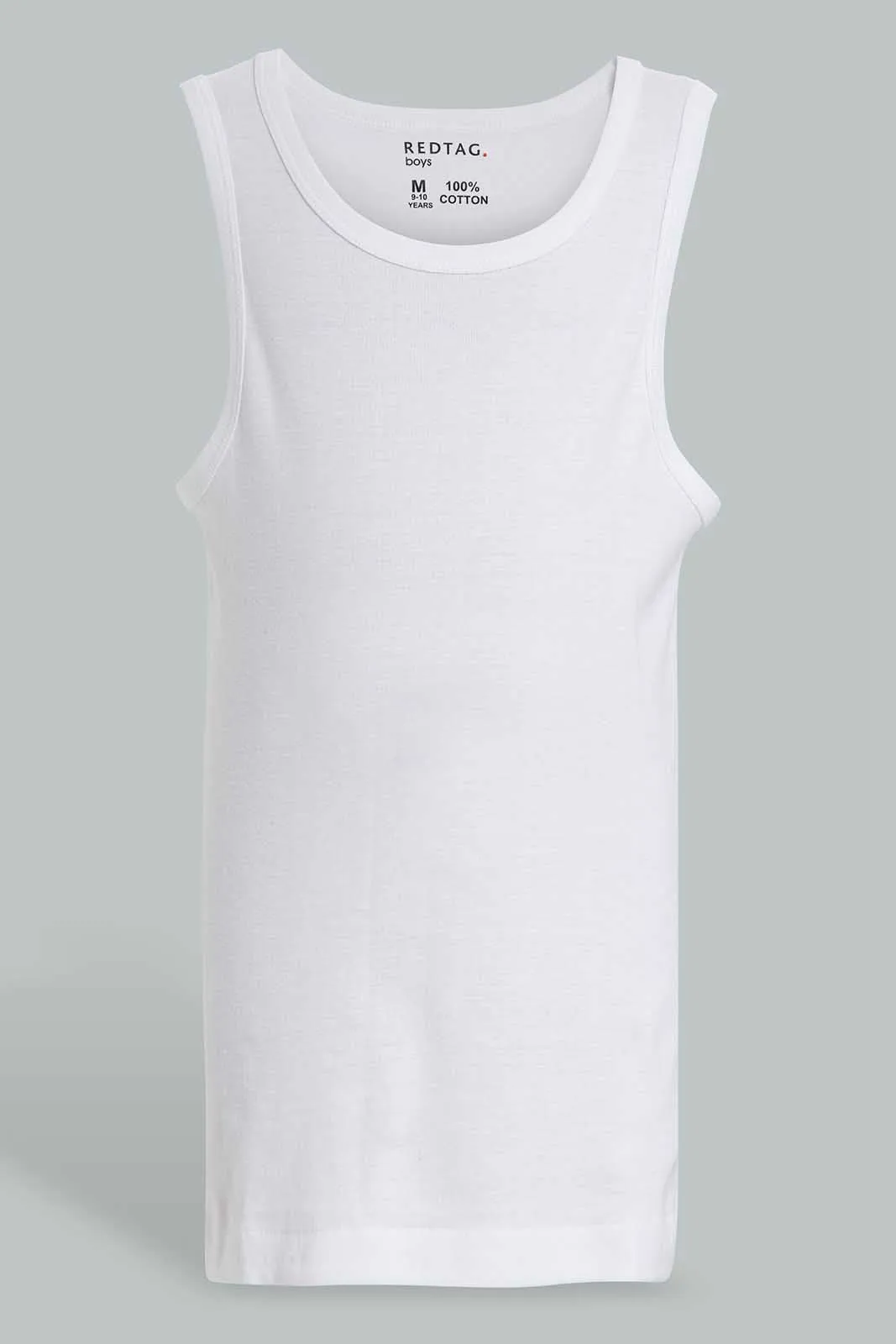 White Sleeveless Vests (2-Pack)